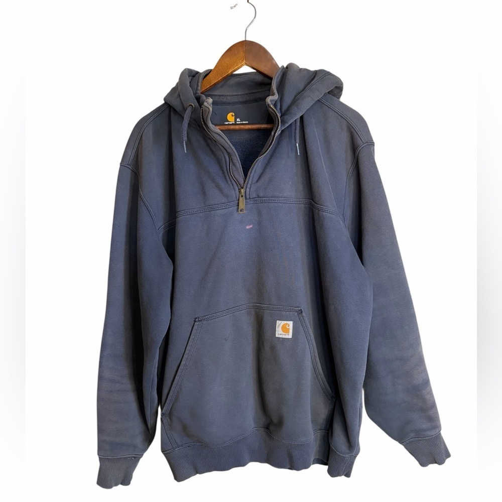 Carhartt Rain Defender Paxton Loose Fit Quarter Zip Hoodie